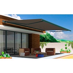 Toldo motorizado cofre com LED AVEIRO ANTRACITE 7X3.5M TAUPE
