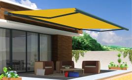 Toldo motorizado cofre AVEIRO ANTRACITE 7X3.5M AMARELO