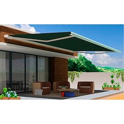 Toldo motorizado cofre com LED AVEIRO BRANCO 7X3.5M VERDE