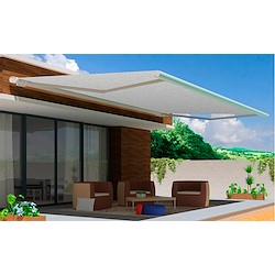 Toldo motorizado cofre com LED AVEIRO BRANCO 7X3.5M BRANCO