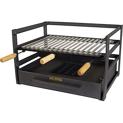 Grelhador para churrasqueira INOX 72X41X35CM