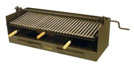 Grelhador para churrasqueira INOX 100X40X32CM