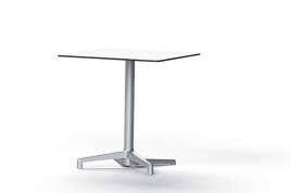 Mesa de metal BOOMERANG 70X70X75 BRANCO