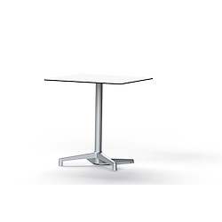 Mesa de metal BOOMERANG 70X70X75 BRANCO