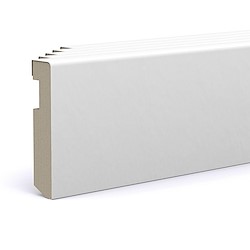 Rodapés de MDF LACADO BRANCO 7X1.5X220CM (PACK 5UN)