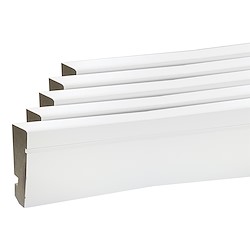 Rodapés de MDF PRAGA 12X1.5X225CM (PACK 4UN)