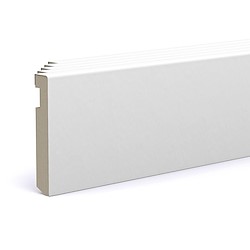 Rodapés de MDF LACADO BRANCO 9X1.5X220CM (PACK 5UN)