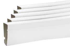 Rodapés de MDF PARIS 12X1.5X225CM (PACK 4UN)