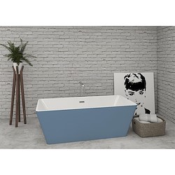 Banheira EXENTA CITY 170X80CM AZUL