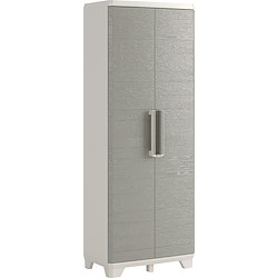 Armário de resina KETER WOODGRAIN UTILITY 170X68X39CM