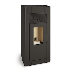 Salamandra a pellets canalizável ELDA 15KW PRETO