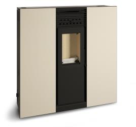 Salamandra a pellets canalizável SLIM PEGASO 12K BRANCO