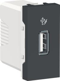 Tomada USB CARREGADOR ANTRACITE NU