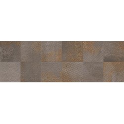 Revestimento cerâmico METALLICA DECOR QUADRI TITAN 30X90CM