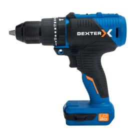 Berbequim sem fio DEXTER BRUSHLES 20V 2 BATERIAS 2,5 + 5AH