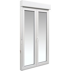 Porta janela de PVC ARTENS OSCILOBATENTE 120X229CM (COM ESTORE)
