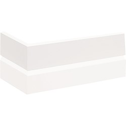 Rodapé de poliestireno BRANCO 13X1.8X200CM