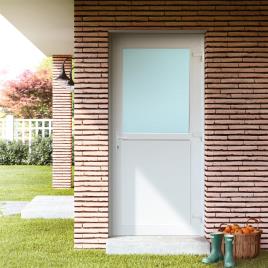Porta de entrada de PVC DRAVA 98X208CM ESQUERDA