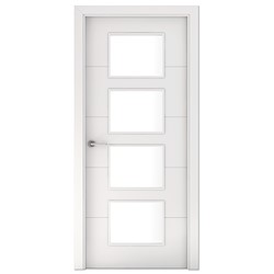 Bloco de porta 72.5CM DIREITA (4 VIDROS)