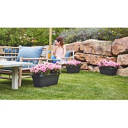 Floreira com auto irrigação VENEZIA L 80CM TORTORA