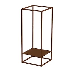 Suporte para vaso PARTHENON 120CM BRONZE
