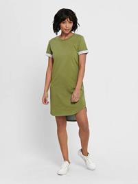 Jacqueline De Yong Vestido tipo T-shirt, mangas curtas