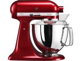 Robô de Cozinha KITCHENAID 5KSM175 PSECA Artisan (4.8 L - 300 W - 4 acessórios)