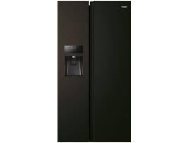 Frigorífico Americano HAIER HSR3918FIPB (No Frost - 177.5 cm - 504 L - Preto)