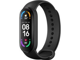 Pulseira Desportiva XIAOMI Mi Band 6 (Bluetooth - Até 14 dias de autonomia - À prova de água - SpO2 - Preto)