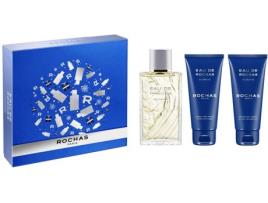 Coffret  Eau de Homme Chuveiro Gel 100 ml + 100 ml + 100 ml Bálsamo Após Barbear