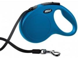 Trela para Cães  Refletora (Azul - 5m - Até: 25 Kg - M - Porte Médio)