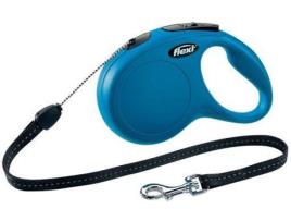 Trela para Cães  Ajustável e Refletora (Azul - 8 m - Até: 12 Kg - S - Porte Pequeno)