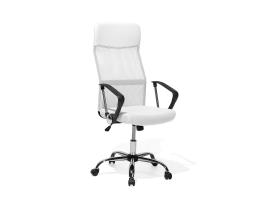 Cadeira de escritório com altura ajustável branca DESIGN