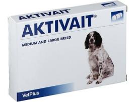 Complemento Alimentar para Cães  Aktivait (60 Comprimidos - Porte Médio e Grande)