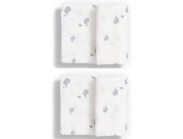 Fraldas de Pano GLOOP Pack de 2 Unidades Elefantes (50 x 50 cm)