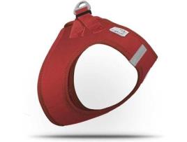 Peitoral para Gatos  Ajustável e Refletor (Vermelho - 22-27cm - XXXS - Porte Pequeno)