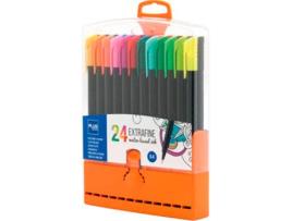 Pack de 24 Marcadores PLUS Extrafine 0,4mm Cápsula