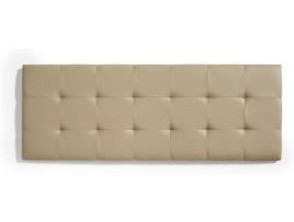 Cabeceira de Cama  Retangular 7982 (Castanho - Couro sintético - 152x57x5 cm)