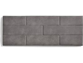 Cabeceira de Cama  Retangular 8194 (Cinzento - Tecido - 152x57x5 cm)
