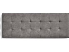 Cabeceira de Cama  Retangular 7609 (Cinzento - Tecido - 152x57x5 cm)