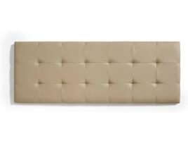 Cabeceira de Cama MATRIS Rectangular (Castanho - Couro sintético - 112x57x5cm)