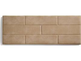Cabeceira de Cama  Retangular 8309 (Castanho - Tecido - 152x57x5 cm)
