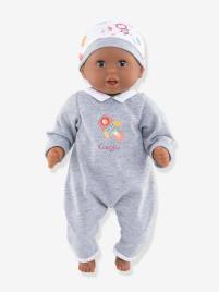 Boneca Bébé câlin Marius, da COROLLE cinzento escuro liso com motiv