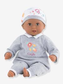 Boneca Bébé câlin Marius, da COROLLE cinzento escuro liso com motiv