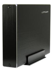 Caixa p/ Disco  LC-35U3-Becrux 3.5 SATA (Preto) - LC-POWER