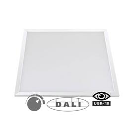 Painel led 44w 60x60 cm ugr>19 dali dimerizável branco quente