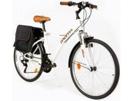 Bicicleta de Cidade MOMA BIKES BIHYBBUN Branco (160x22x81 cm)