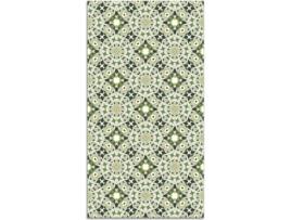 Tapete HOME & LIVING Hidráulica Tipo Oriental (Verde - 100 x 140 cm - Vinil)