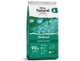 Ração para Gatos DIBAQ NATURAL MOMENTS Esterilizados Pavo (7kg - Seca - Adulto - Sabor: Frango, Peru)