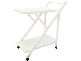 Carrinho de Cozinha MEYVASER (Branco - 65x40x85 cm)